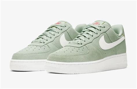 nike air force 1 pistachio frost/laser crimson/weiß|pistachio frost air force 1.